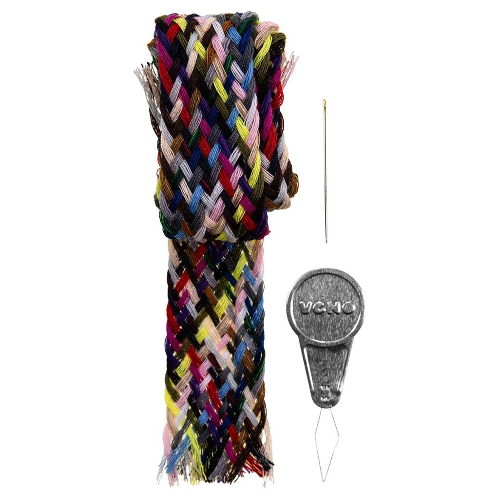 Nähzopf Allesnäher Reparaturfaden 9 x 24  Farben a`45cm